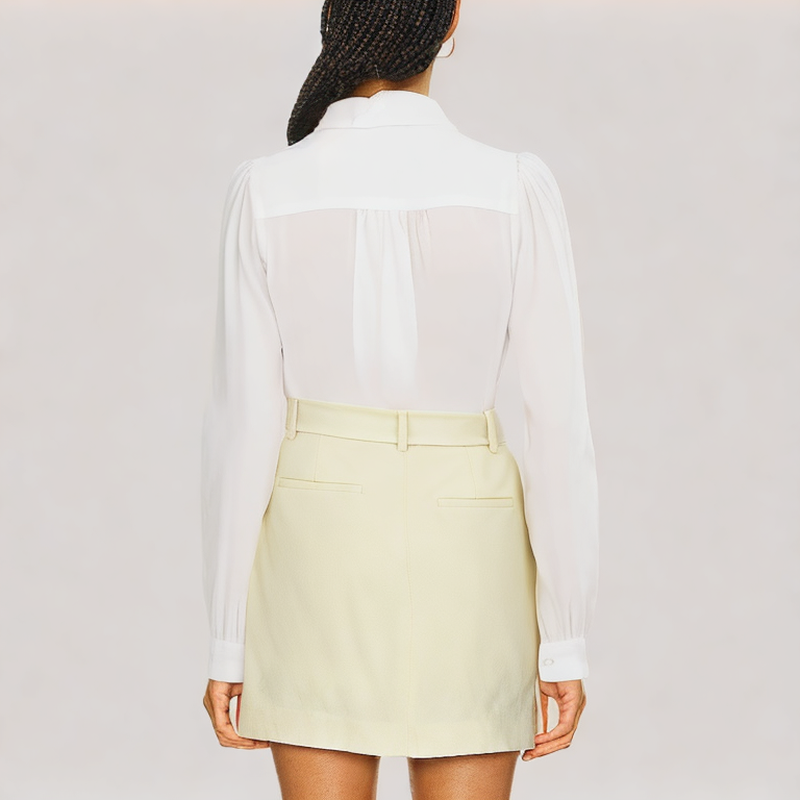 Lace Cutout Women's Shirt