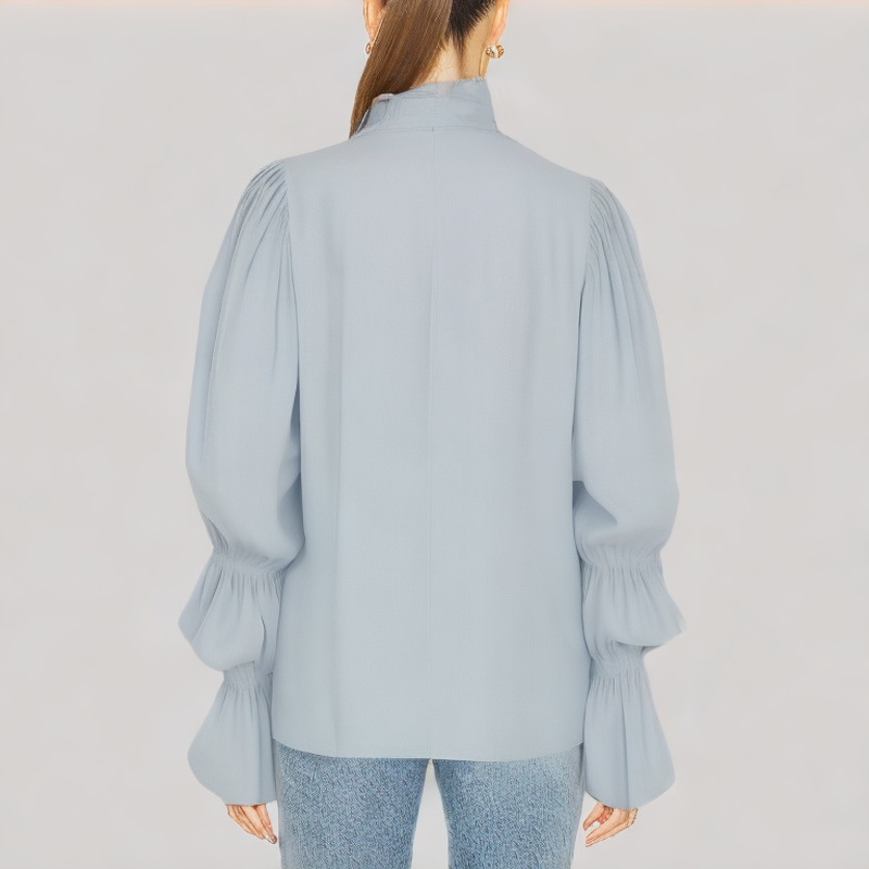 Ruffled Puff Sleeve Shirt