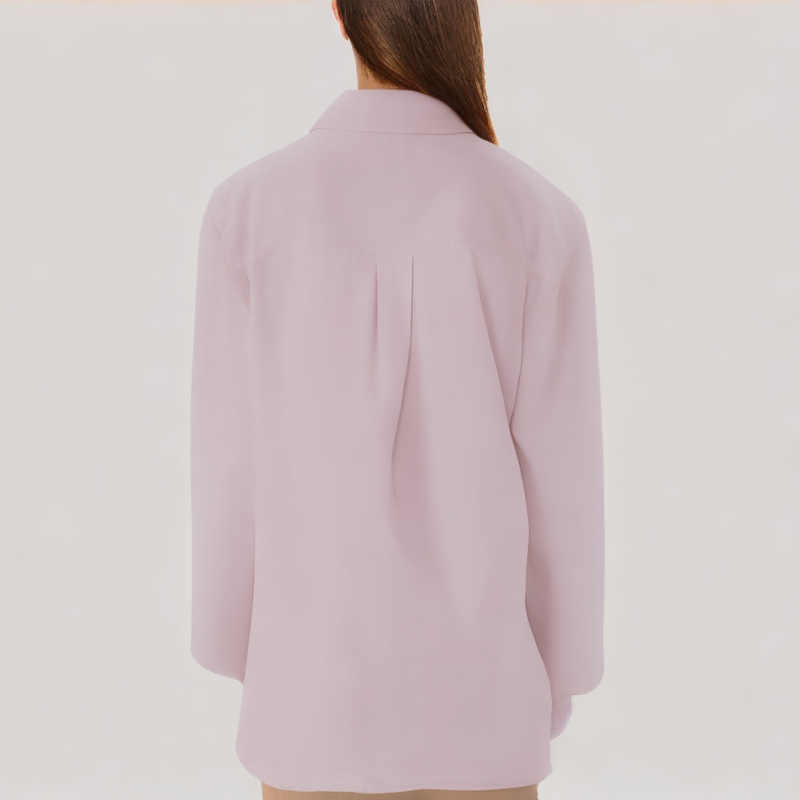Solid Color Casual Long Sleeve Shirt