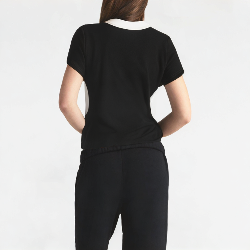Designer Polo Collar Tie Short Sleeves