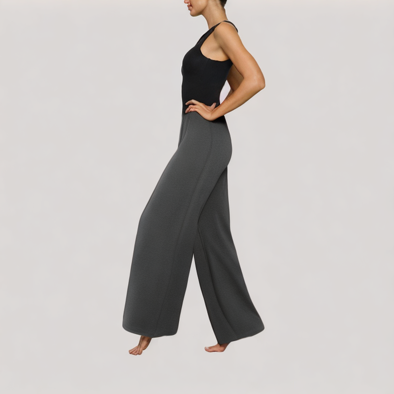 High Waisted Drape Trousers