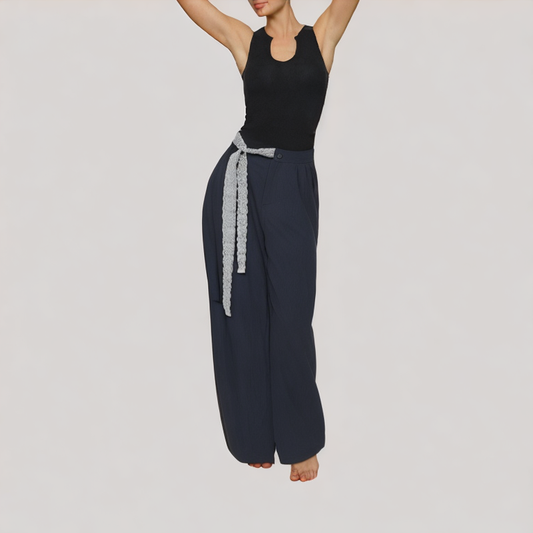 Vintage Lace Bandage Casual Pants