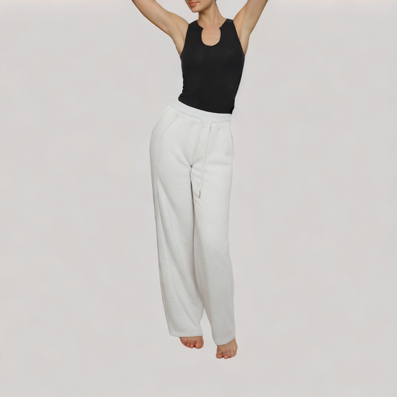 Solid Color Sportswear Pants