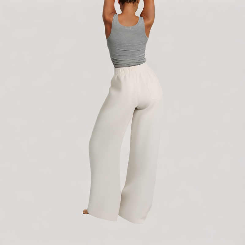Contrast Color Casual Sweatpants