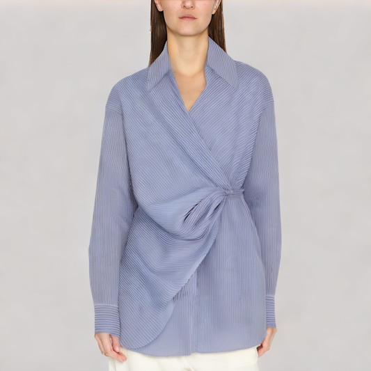 Cross Strap Long Sleeve Shirt