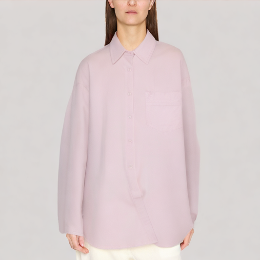 Solid Color Casual Long Sleeve Shirt